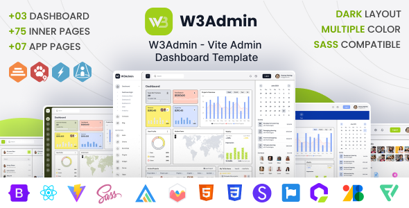 W3Admin  Preview Image